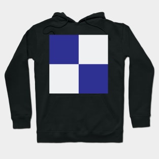 Leicester City Blue and White Checkered Fan Flag Hoodie